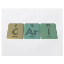 Cari as Carbon Argon Iodine Flyer Design