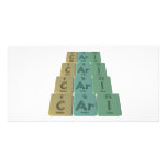Cari as Carbon Argon Iodine Personalized Photo Card