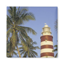 Caribbean, Bahamas, Abaco, Elbow Cay. Hopetown Fridge Magnets