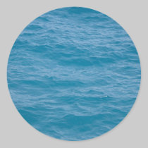 Caribbean Blue Water stickers