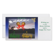 Caribbean Christmas Card Picture Card