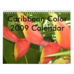 Caribbean Color...The Flowers Calender 2009 Wall Calendars