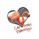 Caribbean Flamingo Ladies Tank Top t-shirts