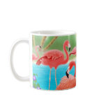 Caribbean Flamingo Lagoon Mug