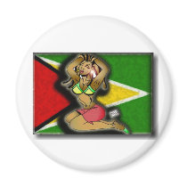 caribbean girl magnets by Chocolate_honeybee caribbean girl magnets