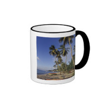 CARIBBEAN, Grenada, St. George, Boats on palm Coffee Mug