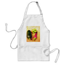 Caribbean Habaneros Serranos Chilies Peppers Aprons