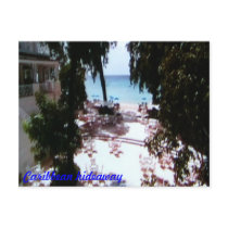 Caribbean hideaway, postcard