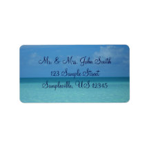Caribbean Horizon Address Label