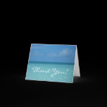 Caribbean Horizon Thank You Card
