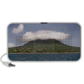 Caribbean Island and Cloud from the Sea doodle