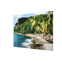 Caribbean, Lesser Antilles, West Indies, Saint Stretched Canvas Print