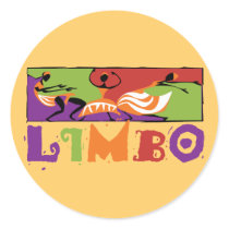 Caribbean Limbo Dance stickers by tshirtsatfirstsite Caribbean Limbo Dance stickers