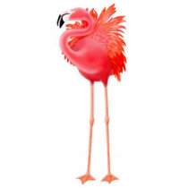 Caribbean Pink Flamingo Holiday Ornament photo sculptures by twopurringcats Caribbean Pink Flamingo Holiday Ornament photo sculptures