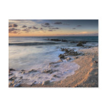 Caribbean Sea, Cayman Islands. Crashing waves Post Cards