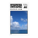 Caribbean skies postage