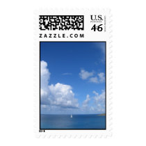 Caribbean skies postage