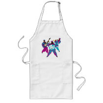 Caribbean Sounds Blue aprons by rockatfirstsite Caribbean Sounds Blue aprons
