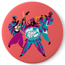Caribbean Sounds Blue buttons by rockatfirstsite Caribbean Sounds Blue buttons