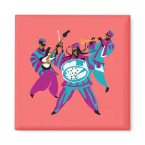 Caribbean Sounds Blue magnets