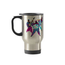 Caribbean Sounds Blue mugs by rockatfirstsite Caribbean Sounds Blue mugs