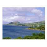 Caribbean, St. Kitts, Roseau. Coast. Postcards