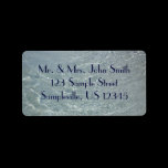 Caribbean Water Address Label
