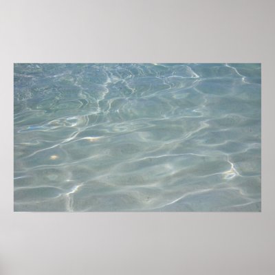 ocean water wallpaper. Caribbean Water Print by