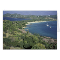 Caribbean, West Indies, St. Lucia. View of