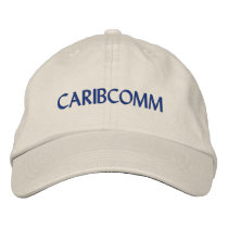 Caribcomm Adjustable Cap embroidered hats