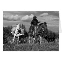 Cariboo Cowboy Horse and Mule Gifts cards by HANDPRINTS Cariboo Cowboy Horse and Mule Gifts cards