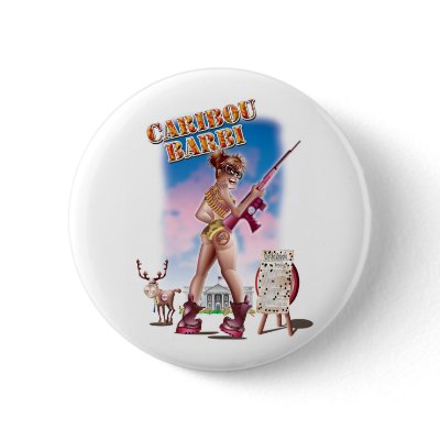 Caribou Barbi Button by DriveByGreetings