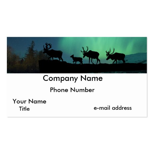 Caribou Business Card (front side)
