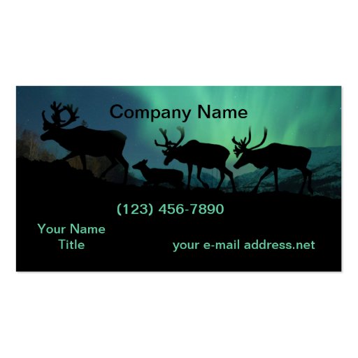 Caribou Business Card (front side)