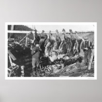 Caribou Hunters Alaska 1928 Poster
