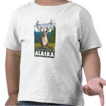 Caribou in the Wild - Denali National Park, T-shirts