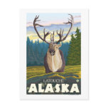 Caribou in the Wild - Latouche, Alaska Postcards