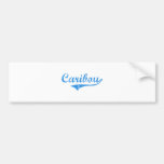 Caribou Maine Classic Design Bumper Sticker