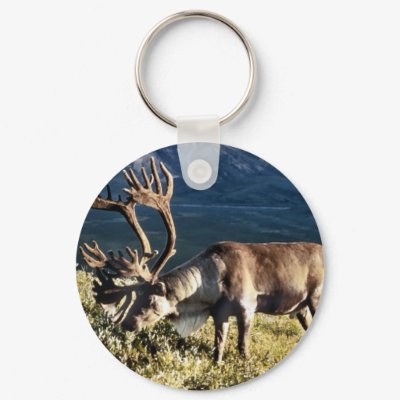 Caribou / Reindeer lover Key Chain by WildByDezign