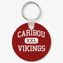 Caribou - Vikings - High School - Caribou Maine keychains