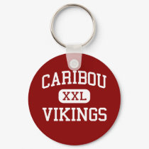 Caribou - Vikings - Middle School - Caribou Maine keychains
