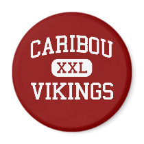 Caribou - Vikings - Middle School - Caribou Maine magnets