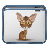 Caricature Abyssinian Ipad Sleeves