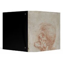 Caricature Head Study of an Old Man, c.1500-05 Vinyl Binder