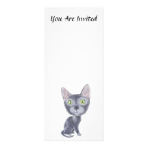 Caricature Korat Custom Announcements