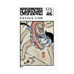Caricature of musician dancing by Ki,Baitei Postage
