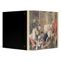 Caricature of the Triple Alliance 3 Ring Binder