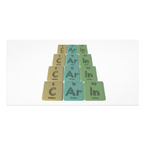 Carin as Carbon Argon Indium Customized Photo Card