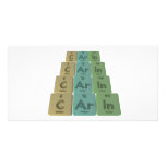Carin as Carbon Argon Indium Customized Photo Card