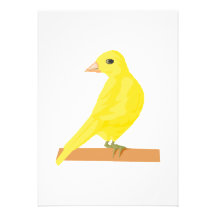 Carina Canary Invitations